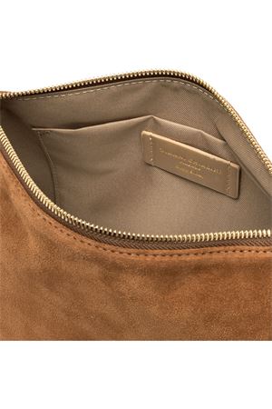Nora Pouch bag in brown suede leather GIANNI CHIARINI | BS10225CMPL1478
